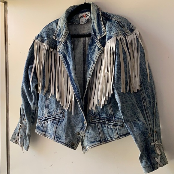 Jackets & Blazers - Vintage Havoc Fringe Jacket